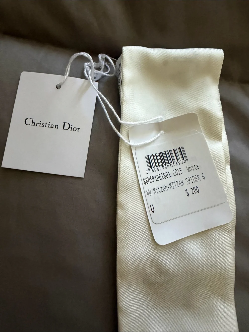 Dior NIKI de SAINT PHALLE Mitzah Spider Silk Twilly Scarf NWT